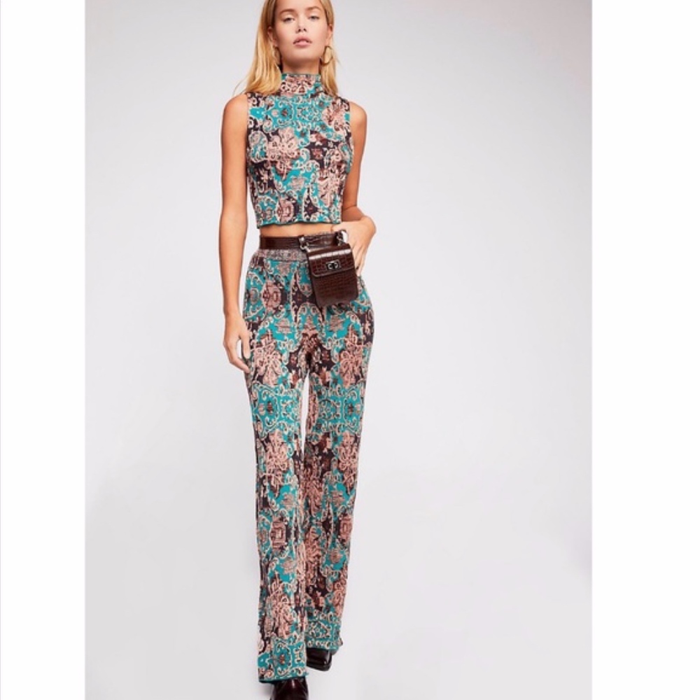 Free People I Dream of Jacquard Pants ONLY